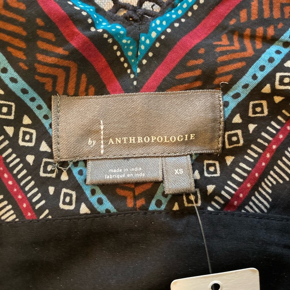 Anthropologie Deep V-Neck Plunge Mini Dress - Picture 9 of 9